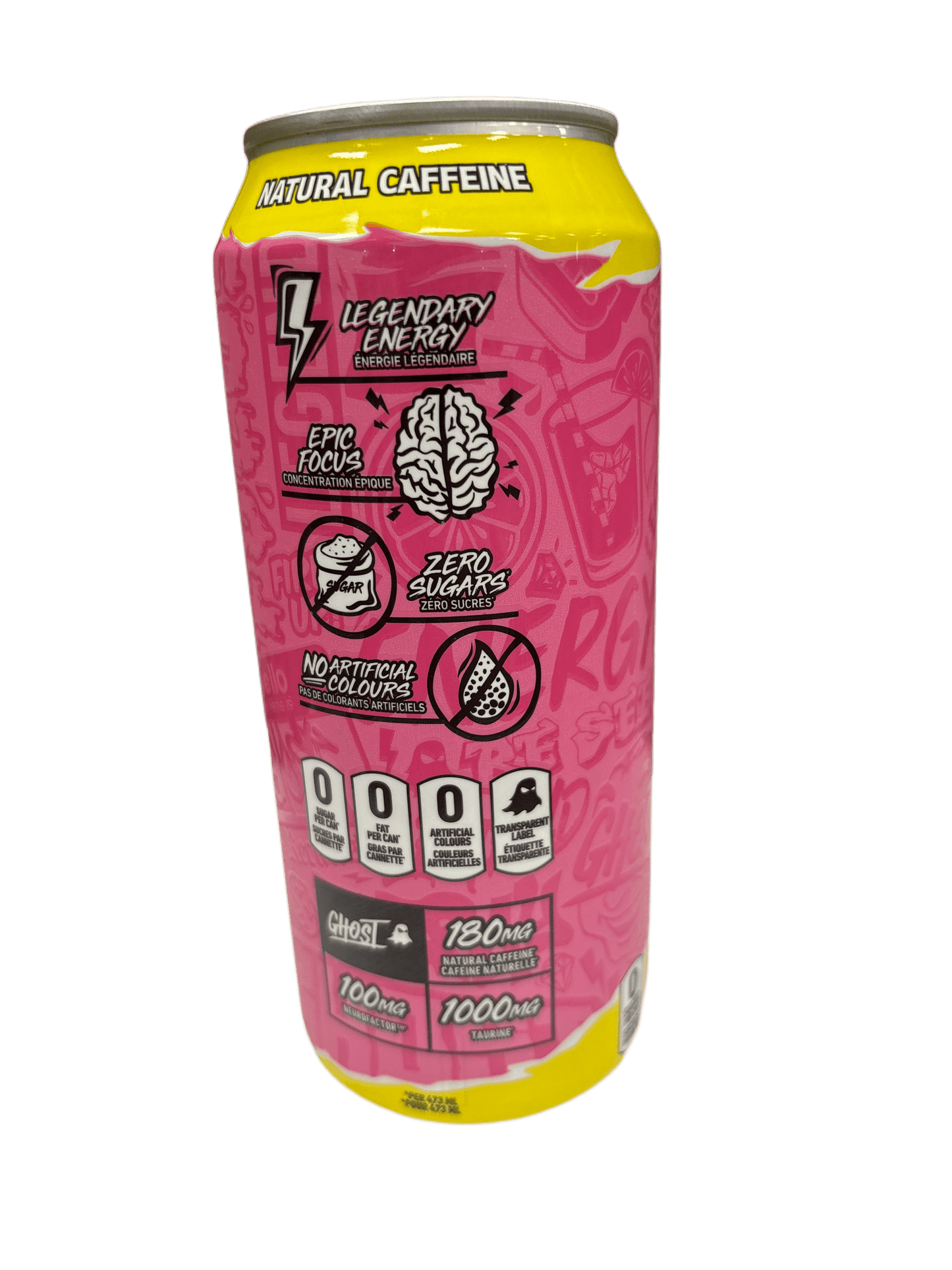 Ghost Energy Sour Pink Lemonade 473ML - U.S Edition - www.Shopthatapp.com