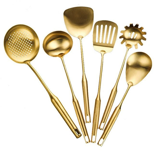 Golden Cooking Set - www.Shopthatapp.com