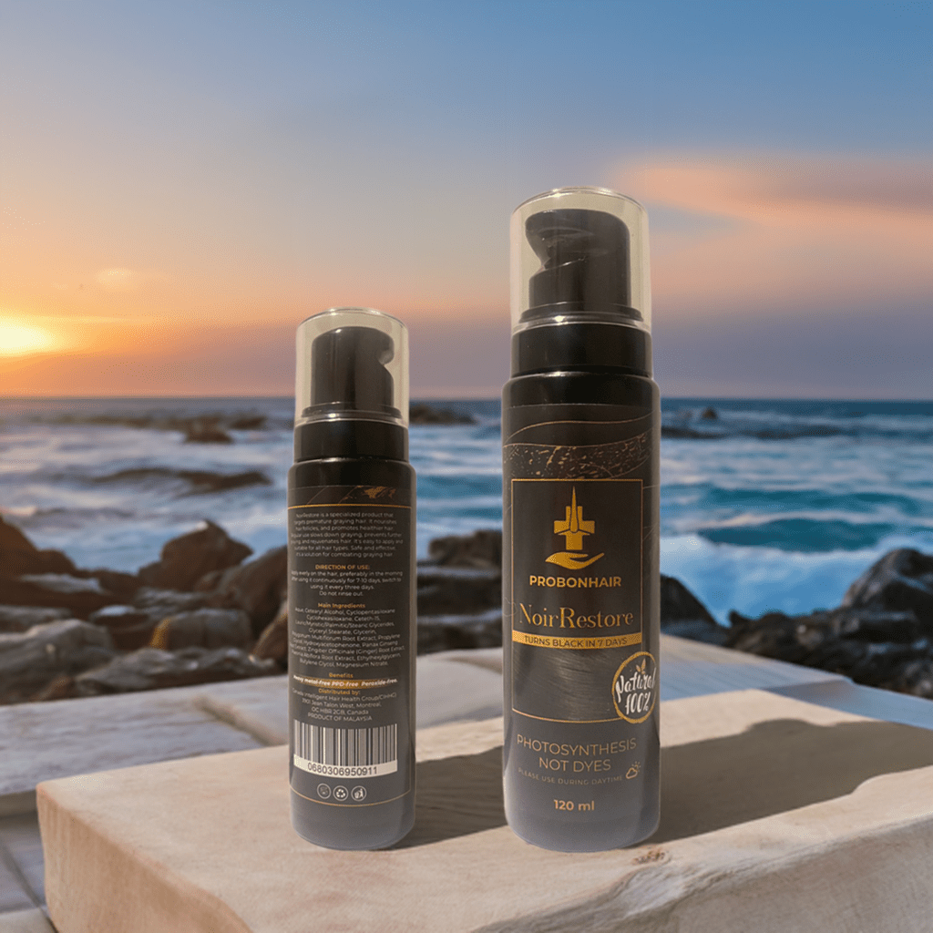 NoirRestore Grey Hair Solution-Turn grey to black just in 7 days! 120ml - www.Shopthatapp.com