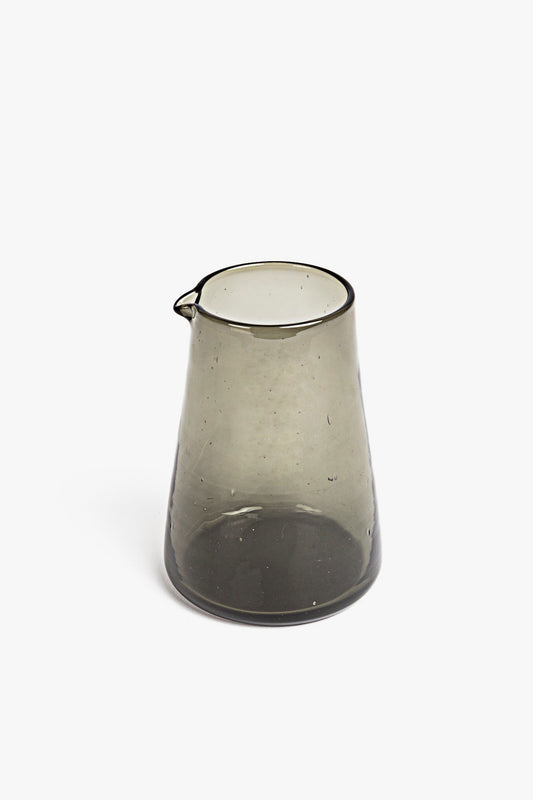 Grey Glass Blown Handmade Water Jug - www.Shopthatapp.com