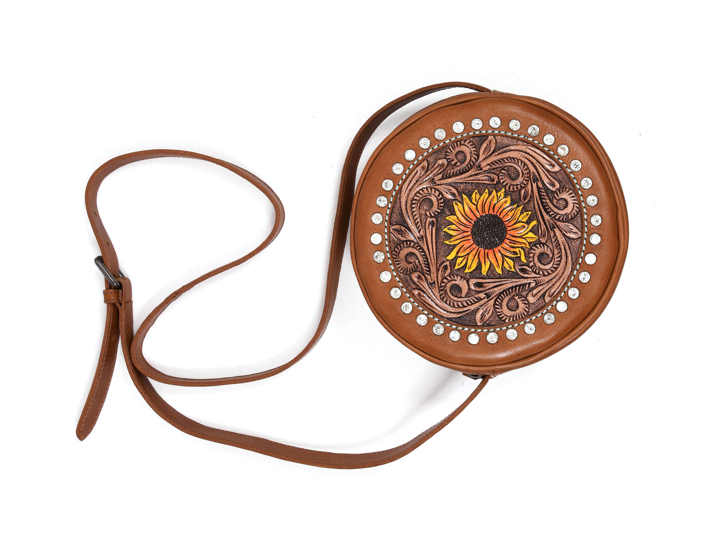 Gypsy Round Crossbody Purse - www.Shopthatapp.com