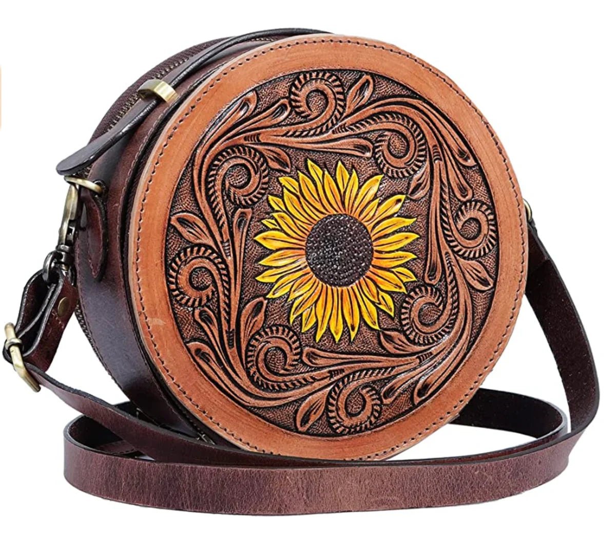 Gypsy Round Crossbody Purse - www.Shopthatapp.com