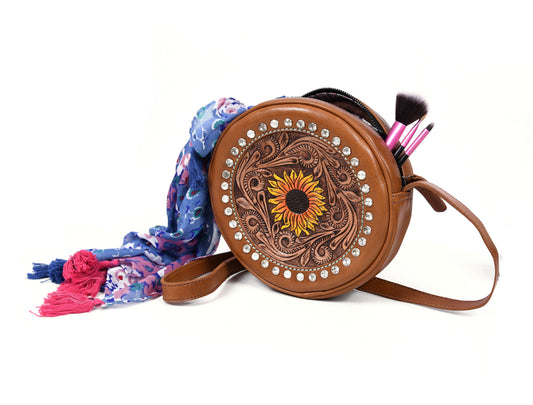 Gypsy Round Crossbody Purse - www.Shopthatapp.com