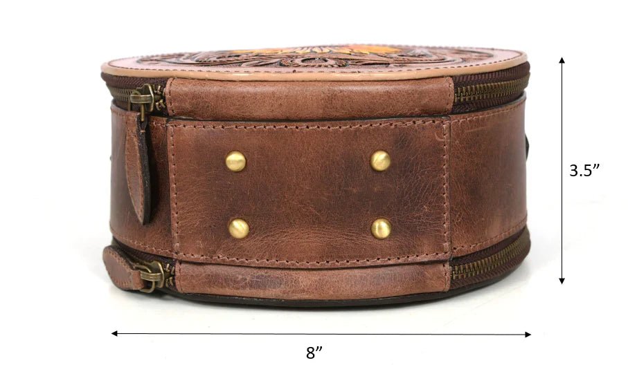 Gypsy Round Crossbody Purse - www.Shopthatapp.com