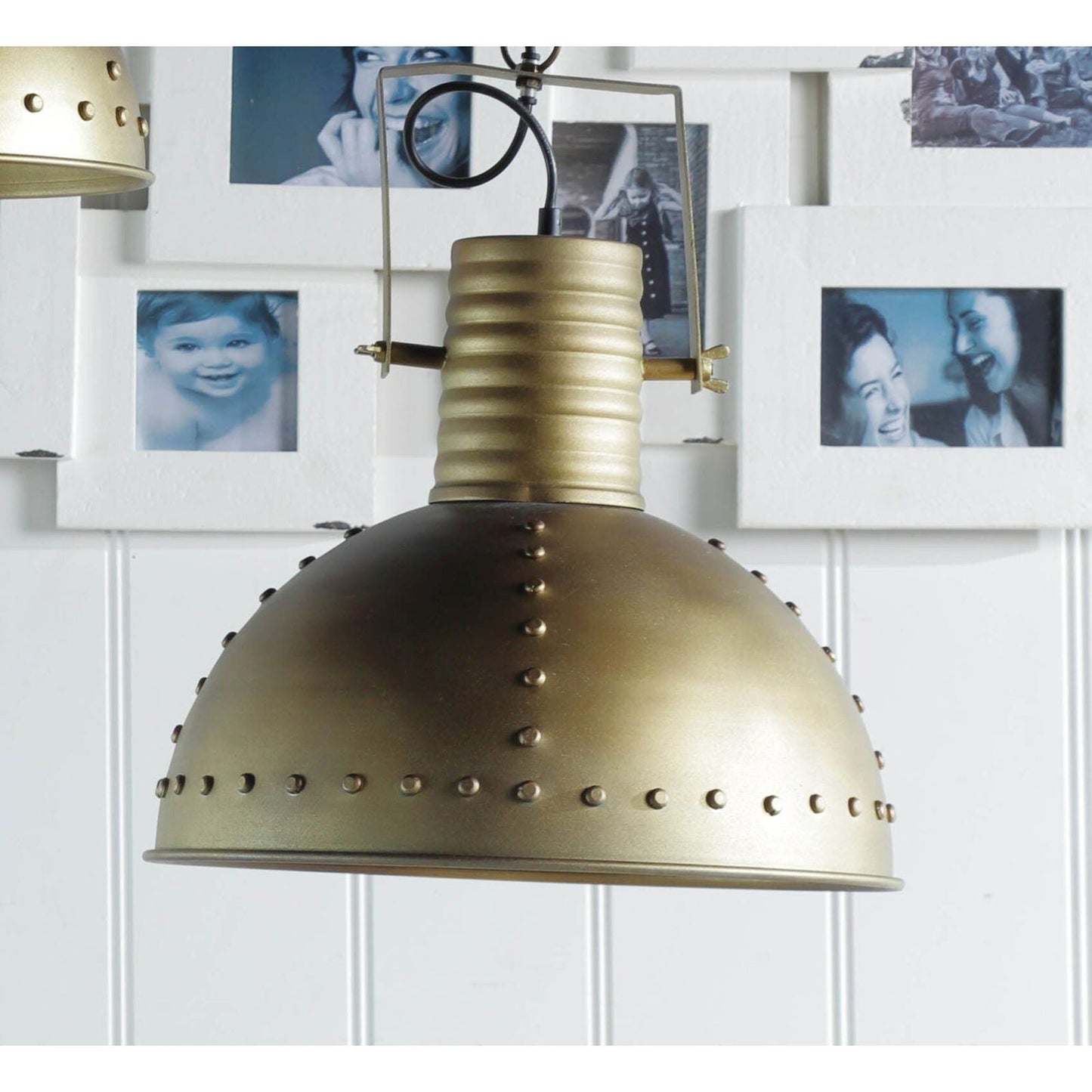 Hanging Pendant Lamp, Brass Finish, 60% Off - www.Shopthatapp.com