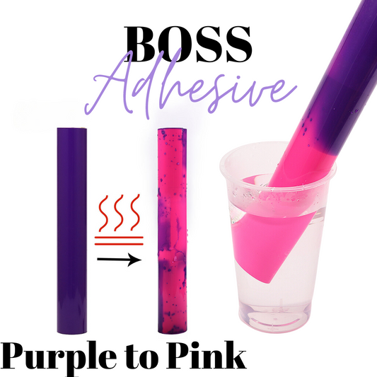 Adhesive Vinyl- Boss Adhesive - Hot Colour Change Purple/Pink - www.Shopthatapp.com