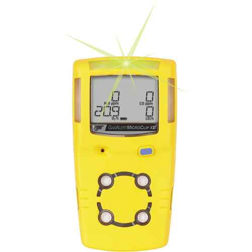 BW™ MicroClipXL Multi-Gas Detector, 4 Gas, CO/H2S/LEL/O2