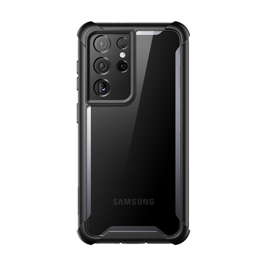 Galaxy S21 Ultra Ares Clear Rugged Case - Black - www.Shopthatapp.com
