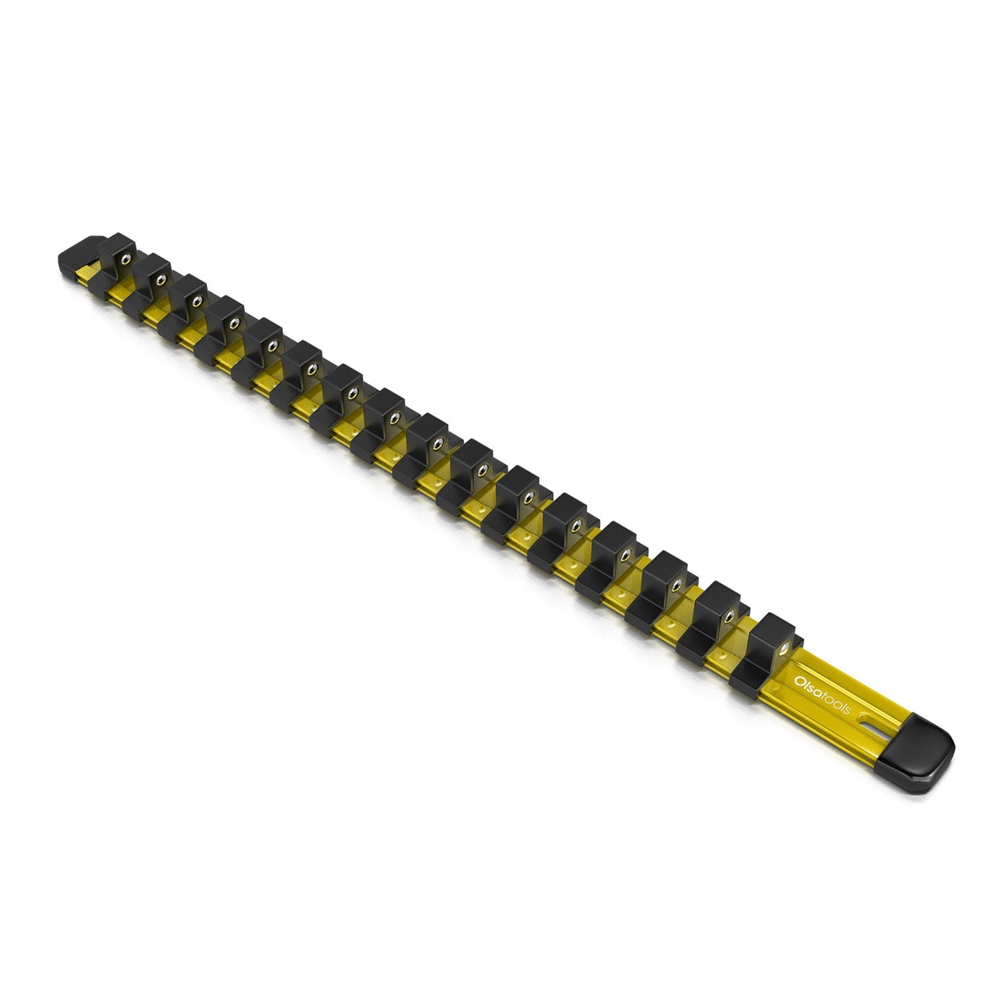 Aluminum Socket Organizer Rails With Rubber End Caps - www.Shopthatapp.com