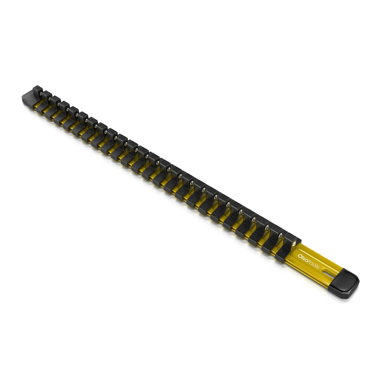 Aluminum Socket Organizer Rails With Rubber End Caps - www.Shopthatapp.com