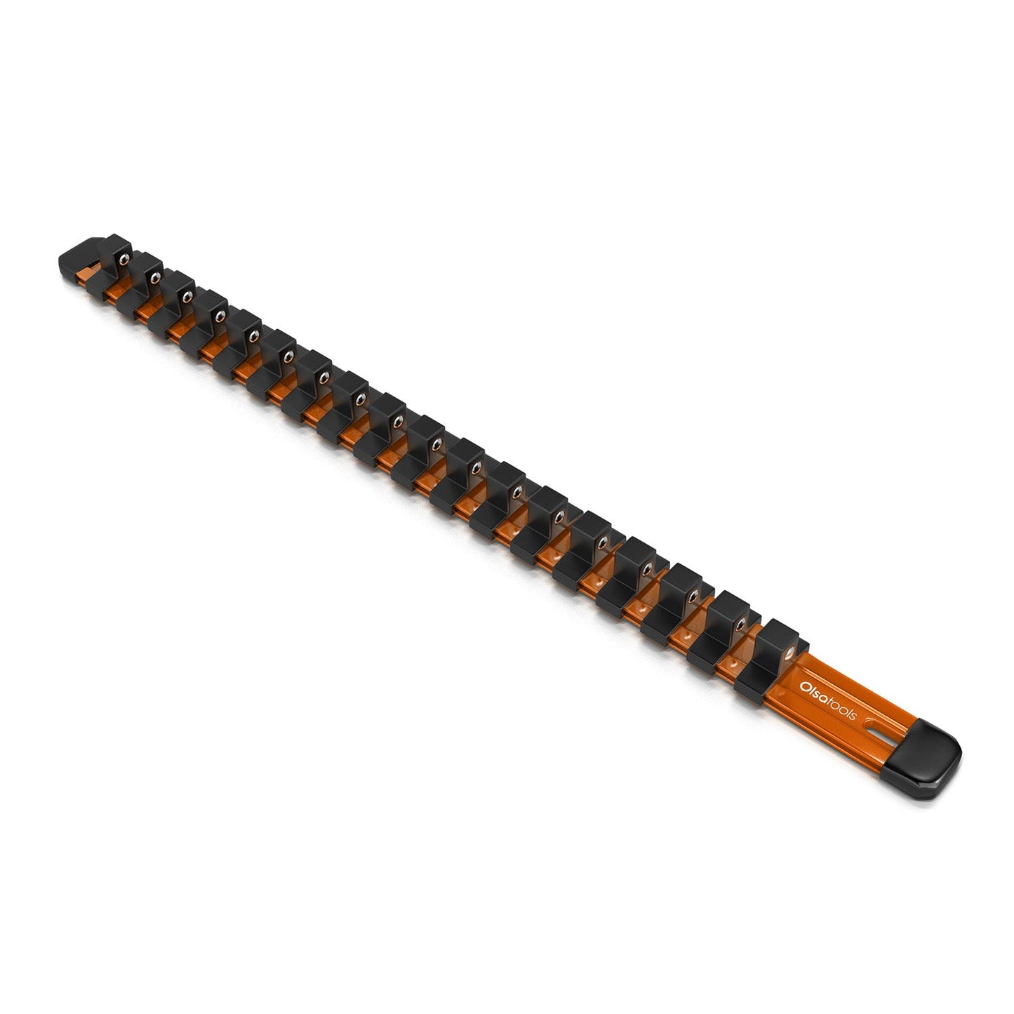 Aluminum Socket Organizer Rails With Rubber End Caps - www.Shopthatapp.com