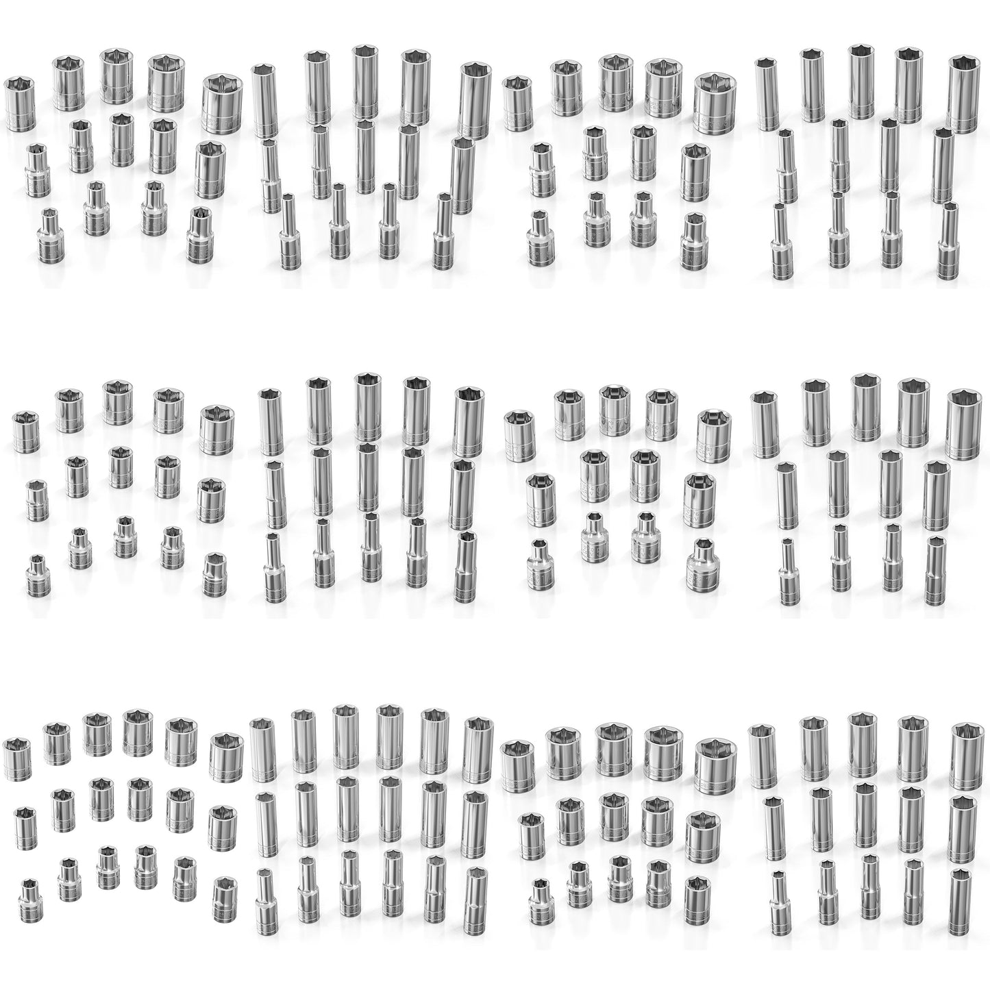 Chrome Socket Sets - www.Shopthatapp.com