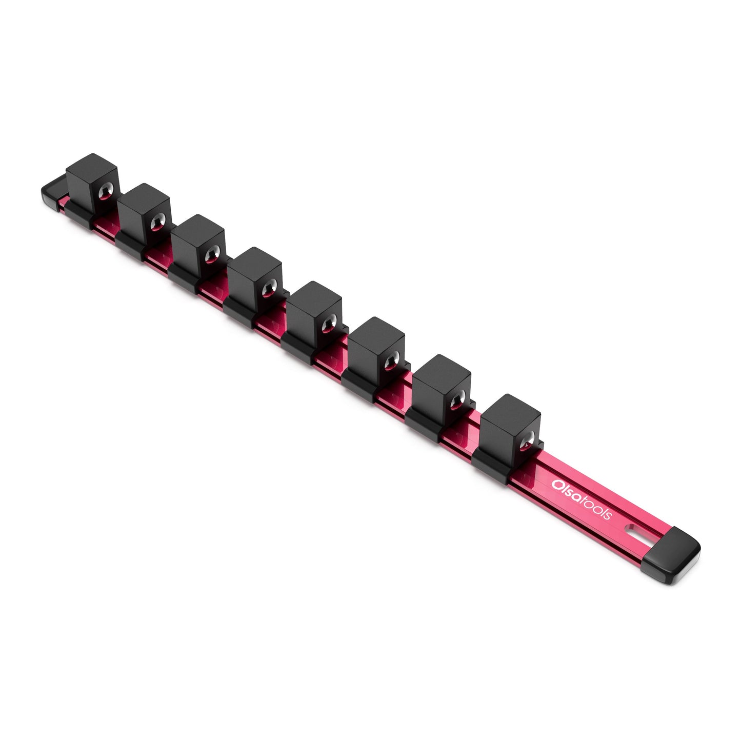 Aluminum Socket Organizer Rails With Rubber End Caps - www.Shopthatapp.com