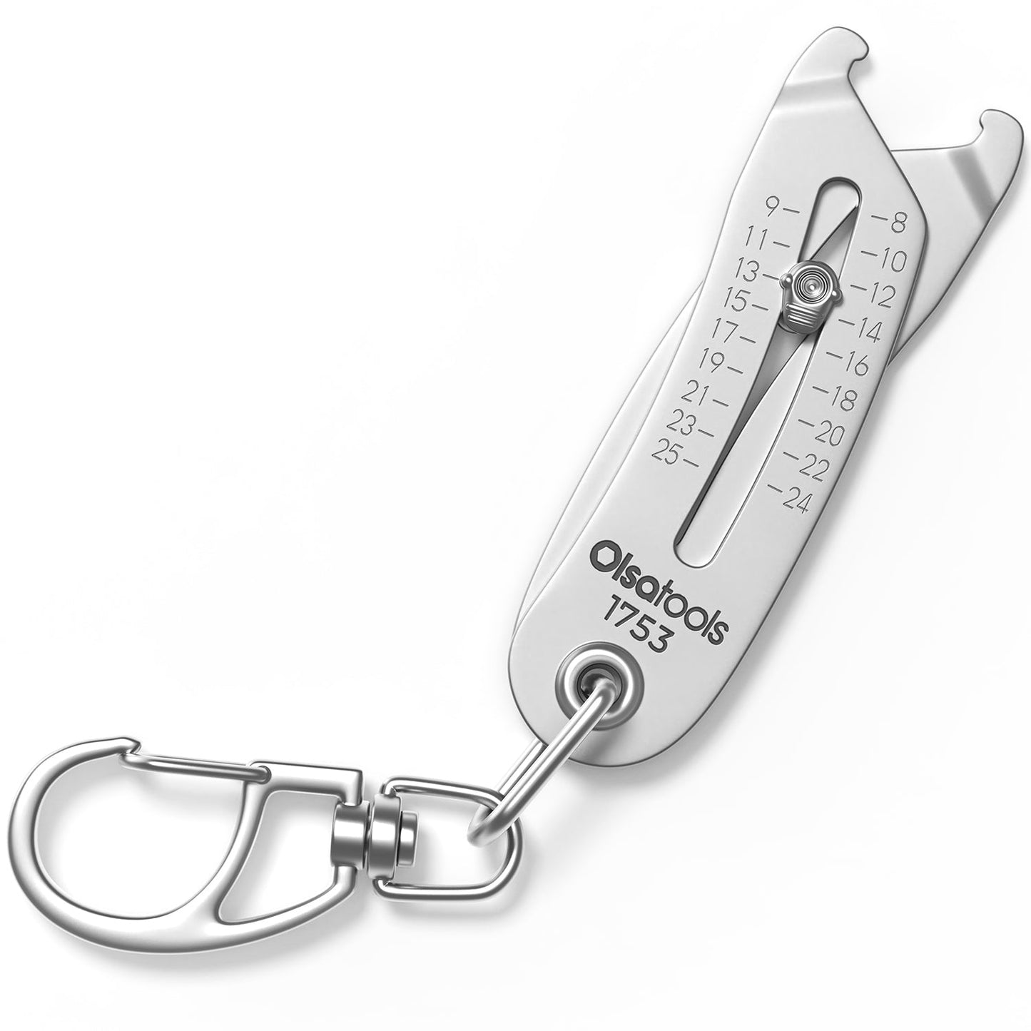 Bolt Size Finder Keychain - www.Shopthatapp.com
