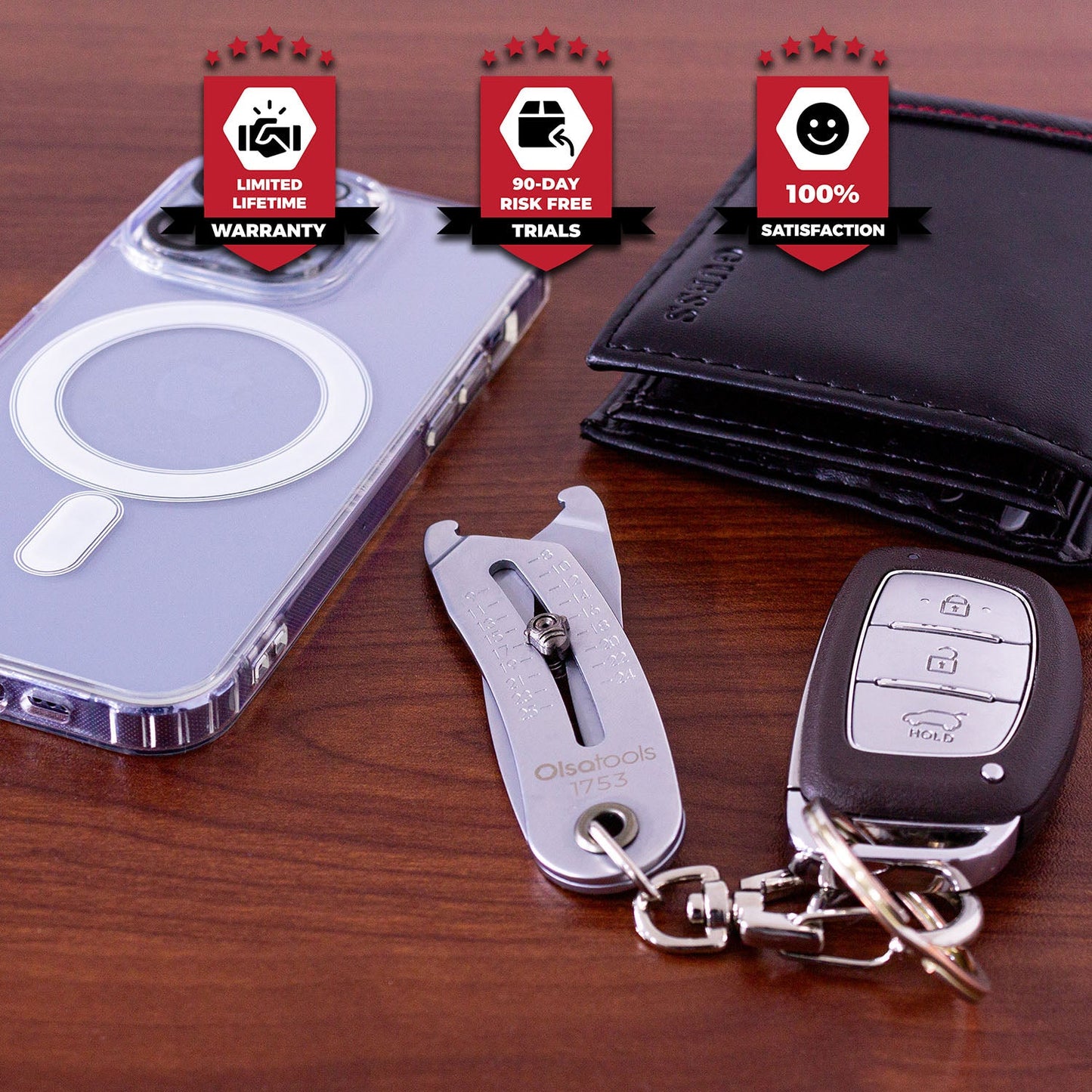 Bolt Size Finder Keychain - www.Shopthatapp.com