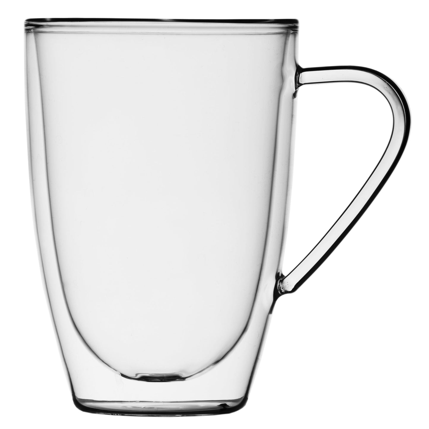 Insulated Double-Wall Glass Coffee Tea Hot or Cold Beverage Mug 4 Piece Set 435ml, Barista - www.Shopthatapp.com