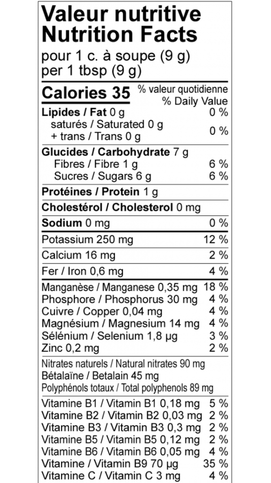 Inuli Flora Raw Organic Beet Root Powder (200g) - www.Shopthatapp.com