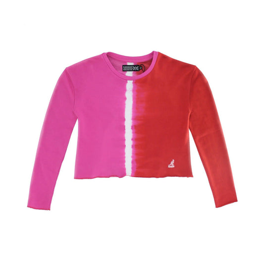 Kangol Tie Dye Long Sleeve Crop - www.Shopthatapp.com