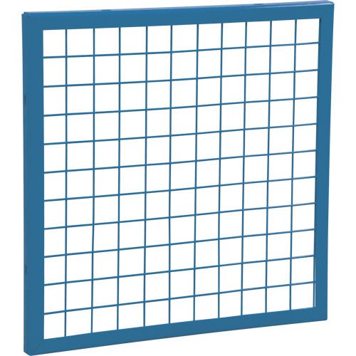 Wire Mesh Partition Components - Swing Doors, 4' W x 7' H - www.Shopthatapp.com