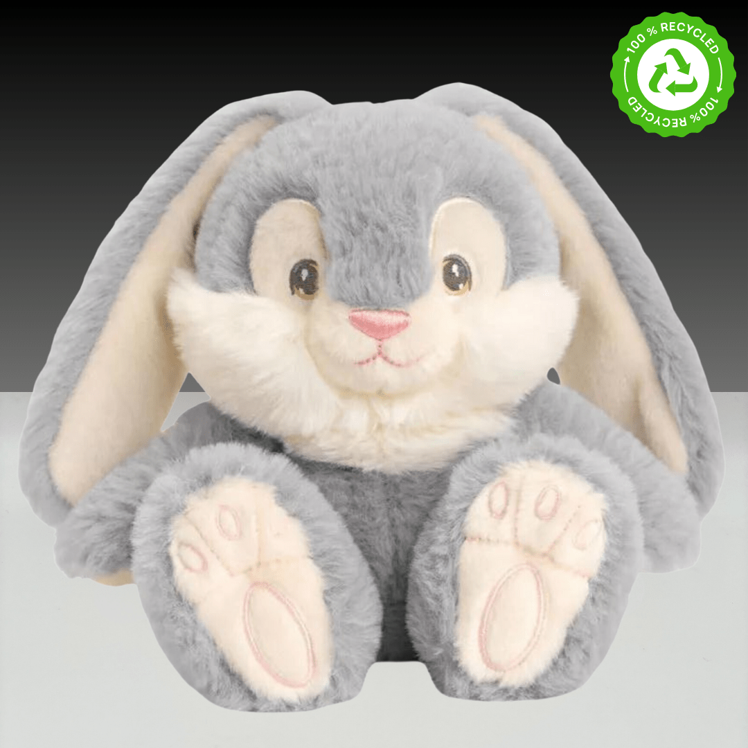 Keeleco Patchfoot Grey Rabbit 15cm - www.Shopthatapp.com