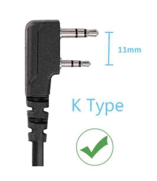 On Set Headsets Kenwood K Type Connector Cable - www.Shopthatapp.com