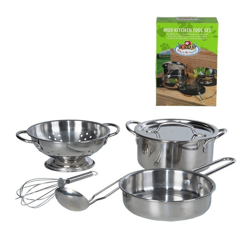 Ensemble d'ustensiles de cuisine en boue