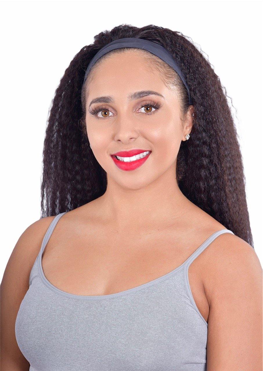 Kinky Blowout Straight - Headband Wig - www.Shopthatapp.com