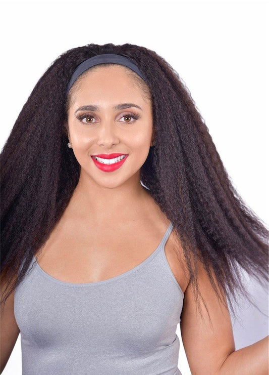 Kinky Blowout Straight - Headband Wig - www.Shopthatapp.com