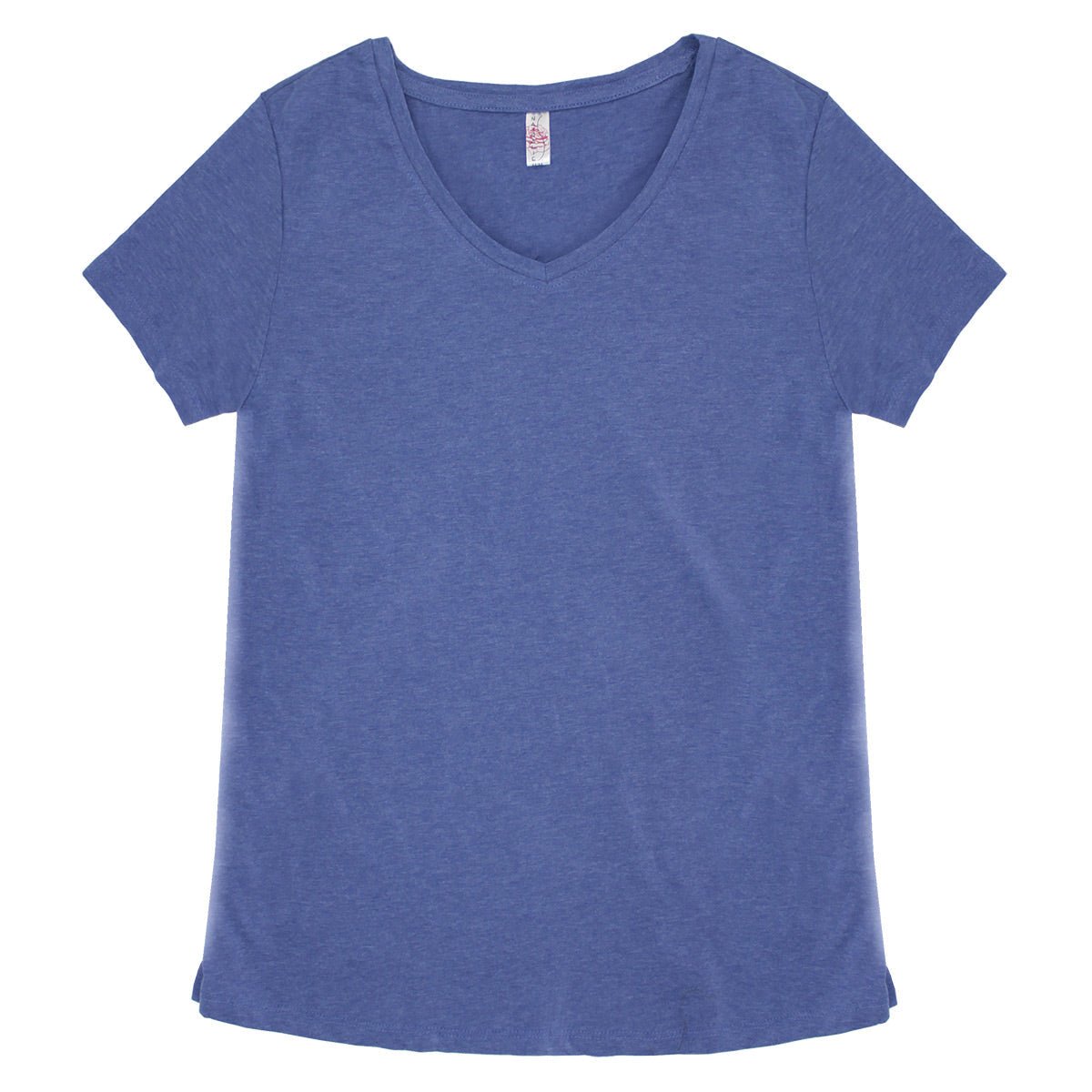 Ladies FHC Basic Scoop Bottom V - Neck Tee - www.Shopthatapp.com
