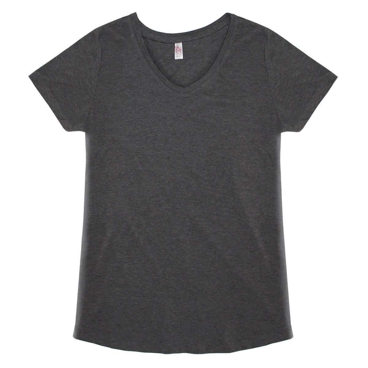 Ladies FHC Basic Scoop Bottom V - Neck Tee - www.Shopthatapp.com
