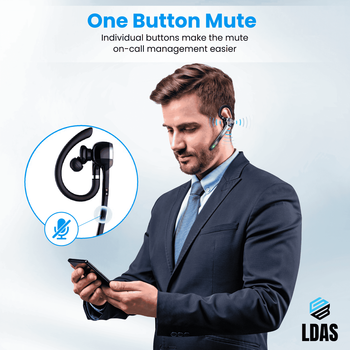 LDAS Bluetooth Headset G7 - www.Shopthatapp.com
