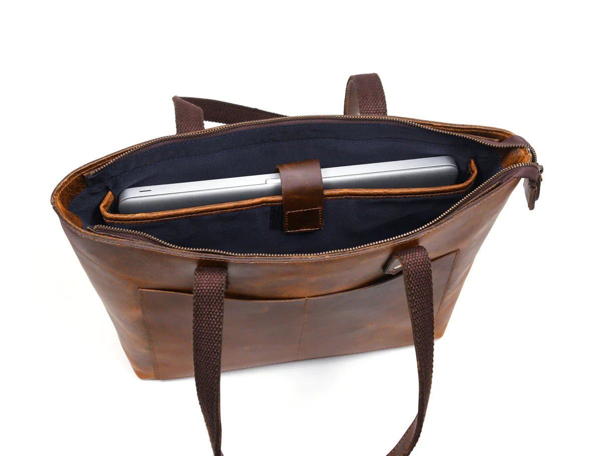 Leather Myra Tote Bag - www.Shopthatapp.com