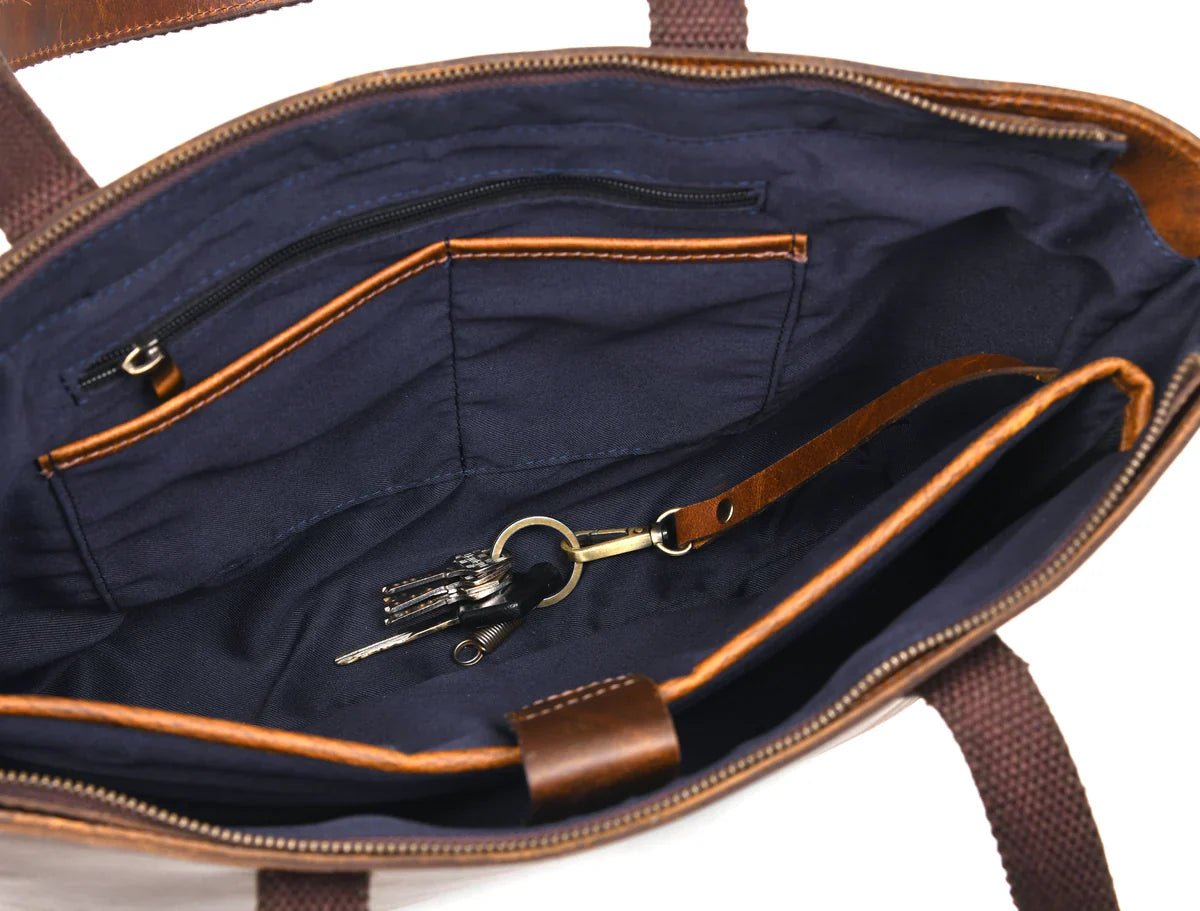 Leather Myra Tote Bag - www.Shopthatapp.com