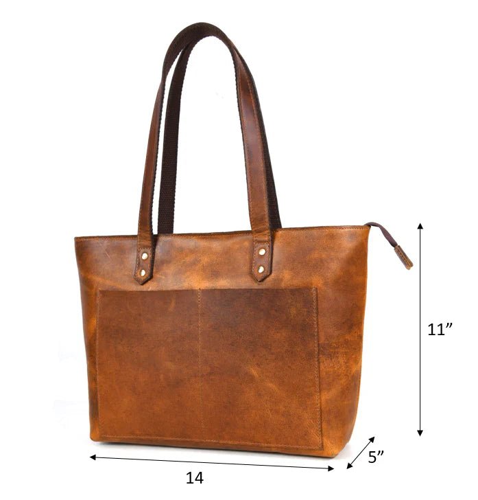 Leather Myra Tote Bag - www.Shopthatapp.com