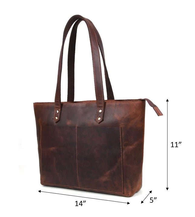 Leather Myra Tote Bag - www.Shopthatapp.com