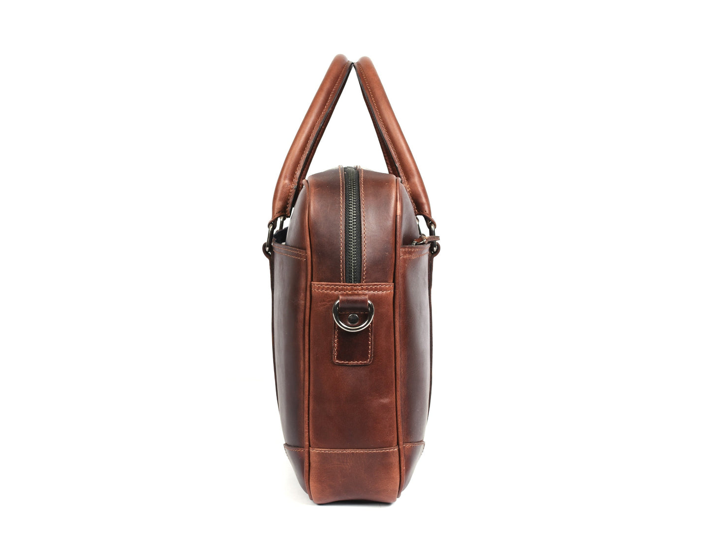 Leather Office Bag - Cinnamon Brown - www.Shopthatapp.com