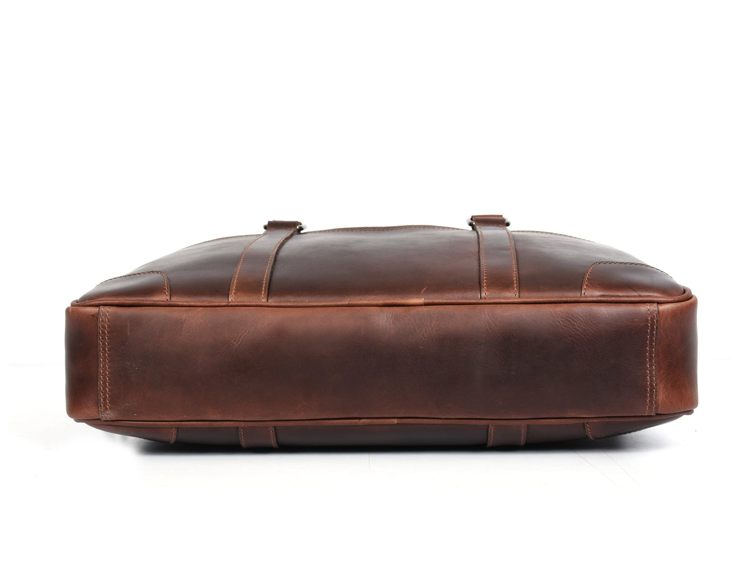 Leather Office Bag - Cinnamon Brown - www.Shopthatapp.com