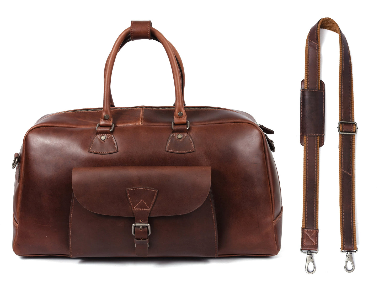 Leather Portfolio Bag - www.Shopthatapp.com