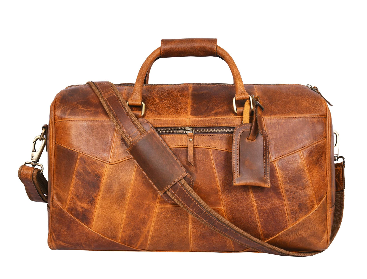 Leather Travel Bag - Walnut Brown - www.Shopthatapp.com