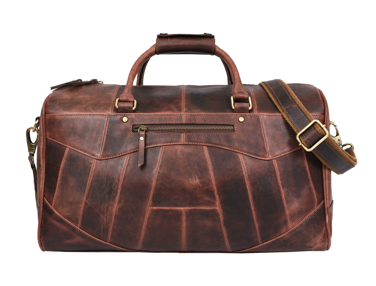 Leather Travel Bag - Walnut Brown - www.Shopthatapp.com