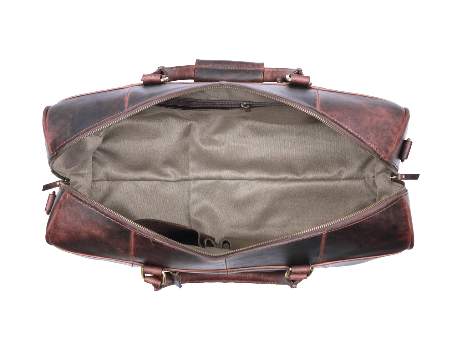 Leather Travel Bag - Walnut Brown - www.Shopthatapp.com
