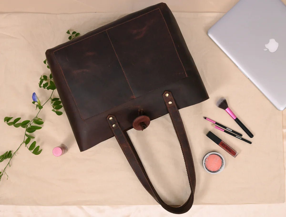 Leather Willow Tote - www.Shopthatapp.com