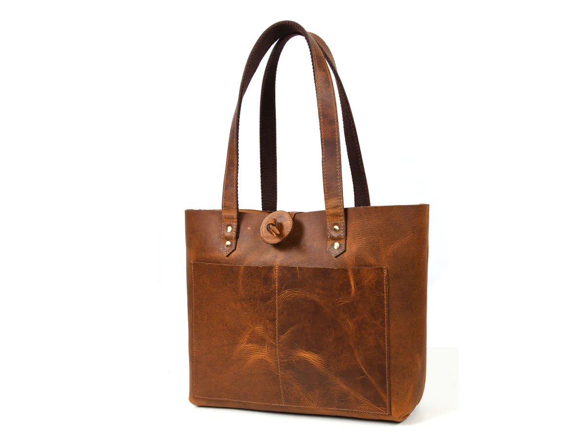 Leather Willow Tote - www.Shopthatapp.com