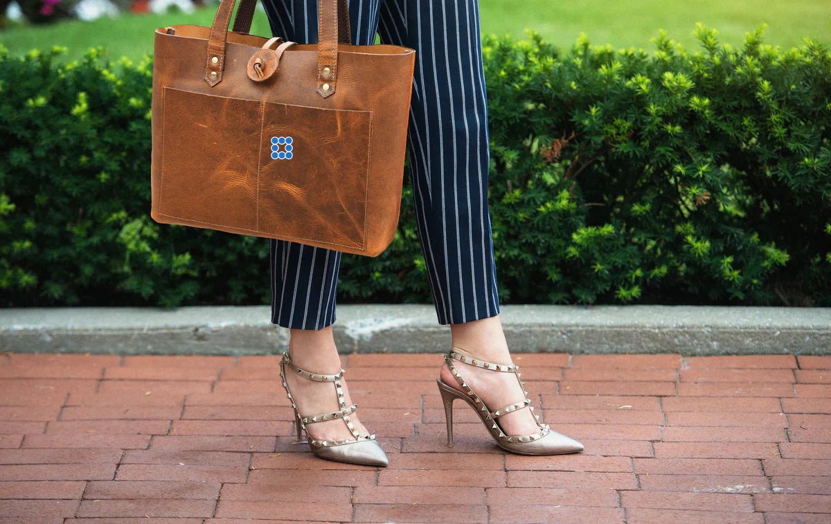 Leather Willow Tote - www.Shopthatapp.com
