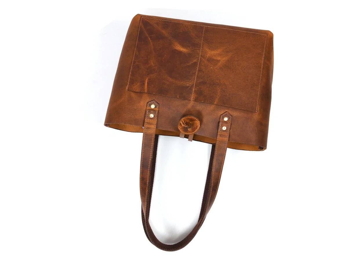 Leather Willow Tote - www.Shopthatapp.com