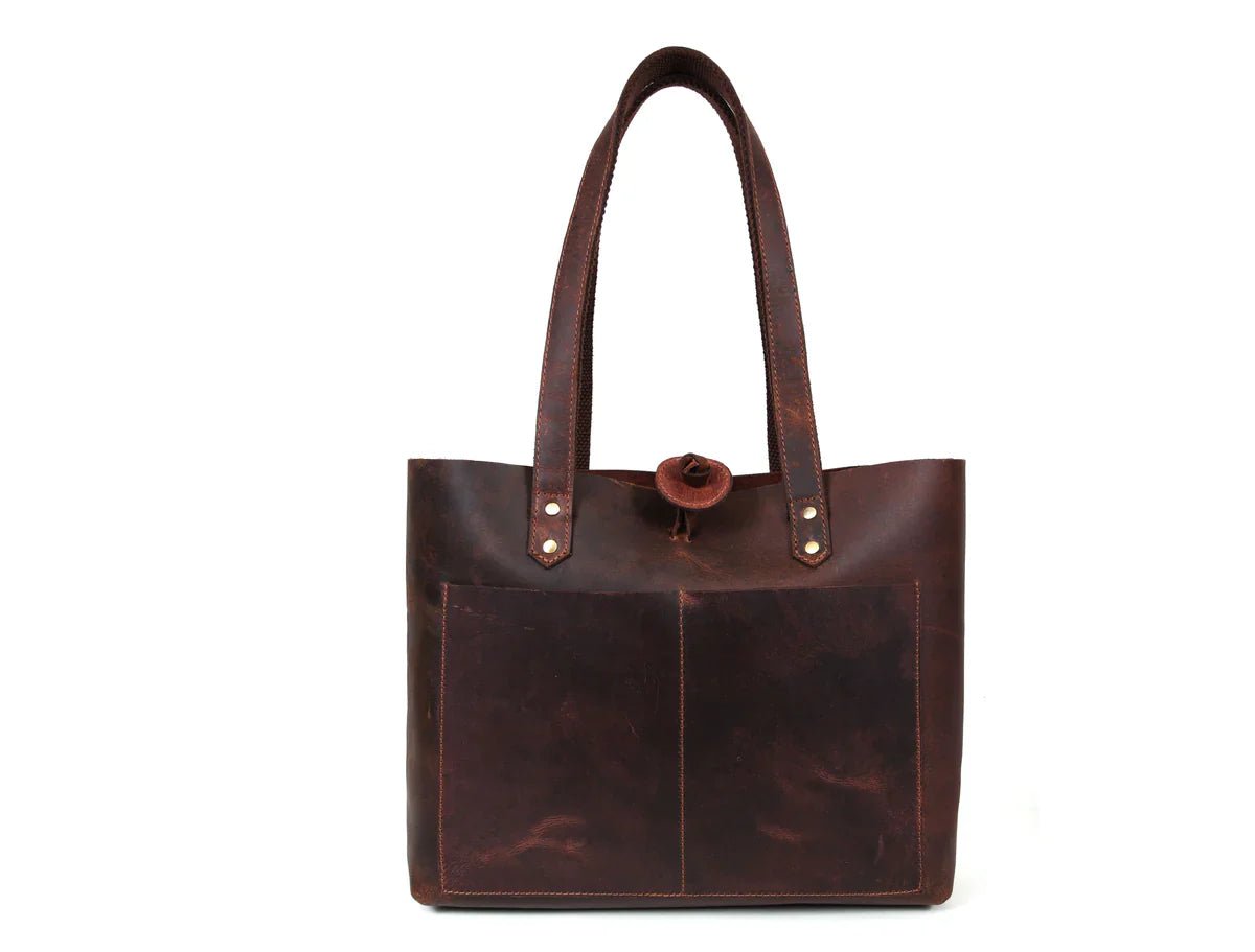 Leather Willow Tote - www.Shopthatapp.com