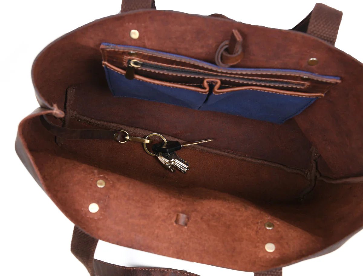 Leather Willow Tote - www.Shopthatapp.com