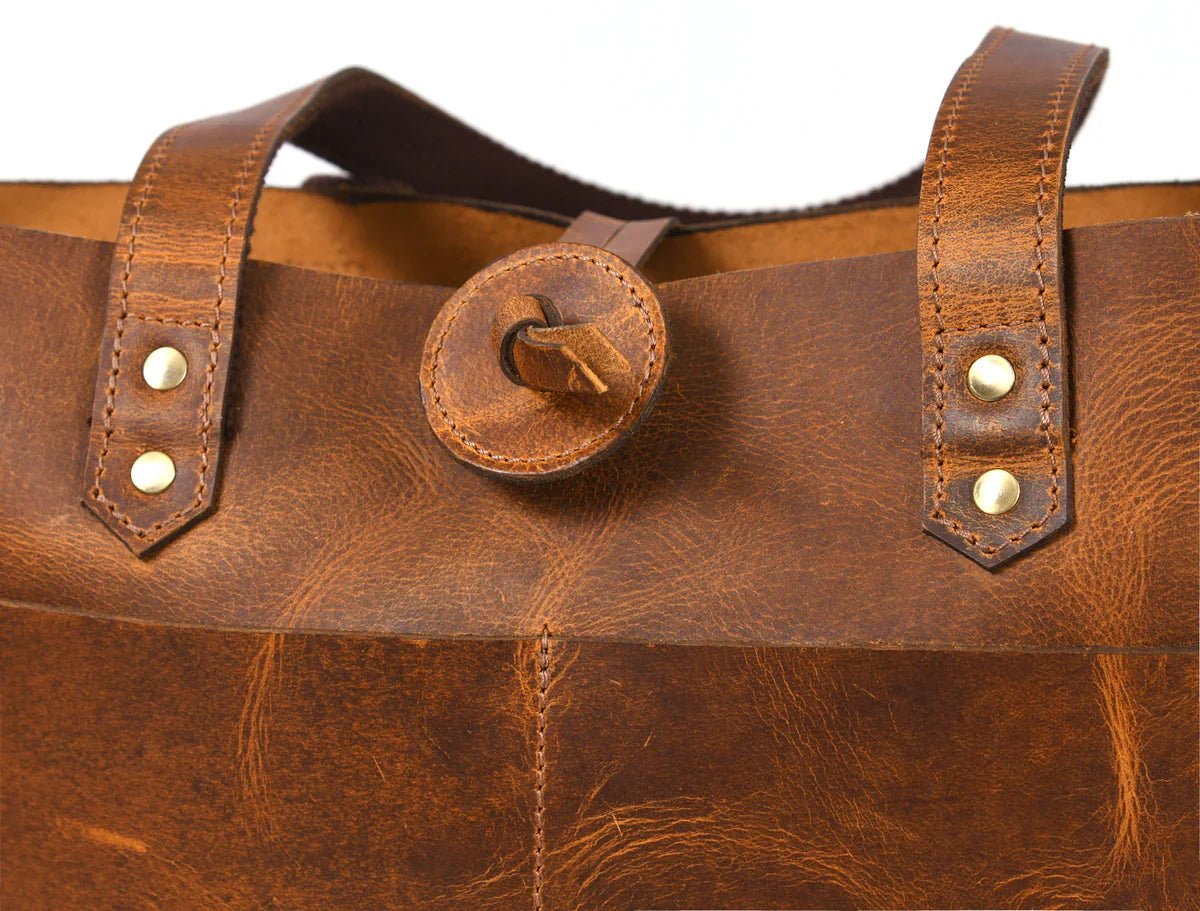 Leather Willow Tote - www.Shopthatapp.com
