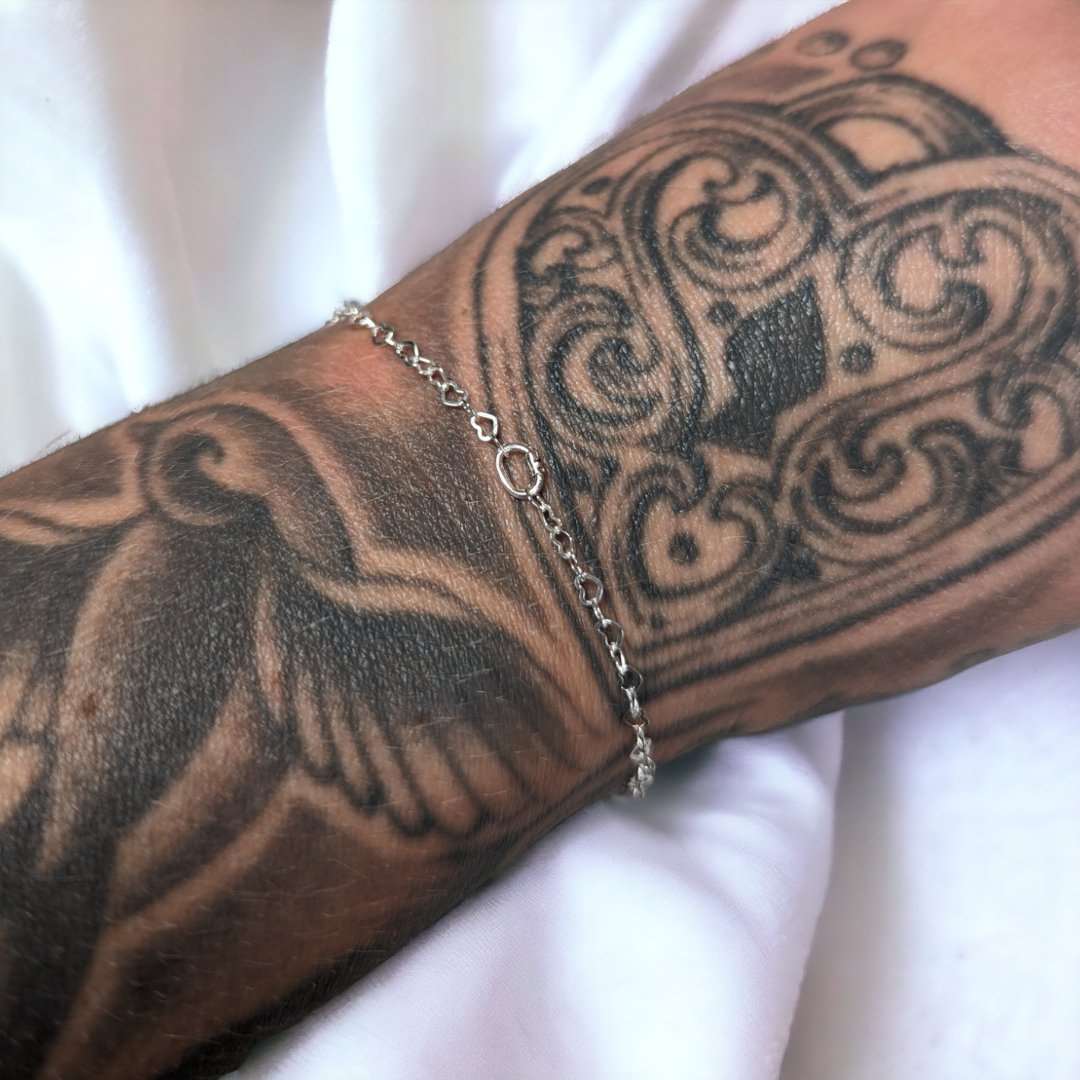 Bracelet permanent Love Links avec chaîne et cadenas