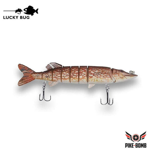 Lucky Bug 5" Pike Bomb Lures - www.Shopthatapp.com